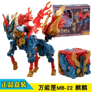 52Toys Beast Box Series Mb-22 Kirin Transforming Mecha Trendy Toy Model Figure 52Toys Box Series