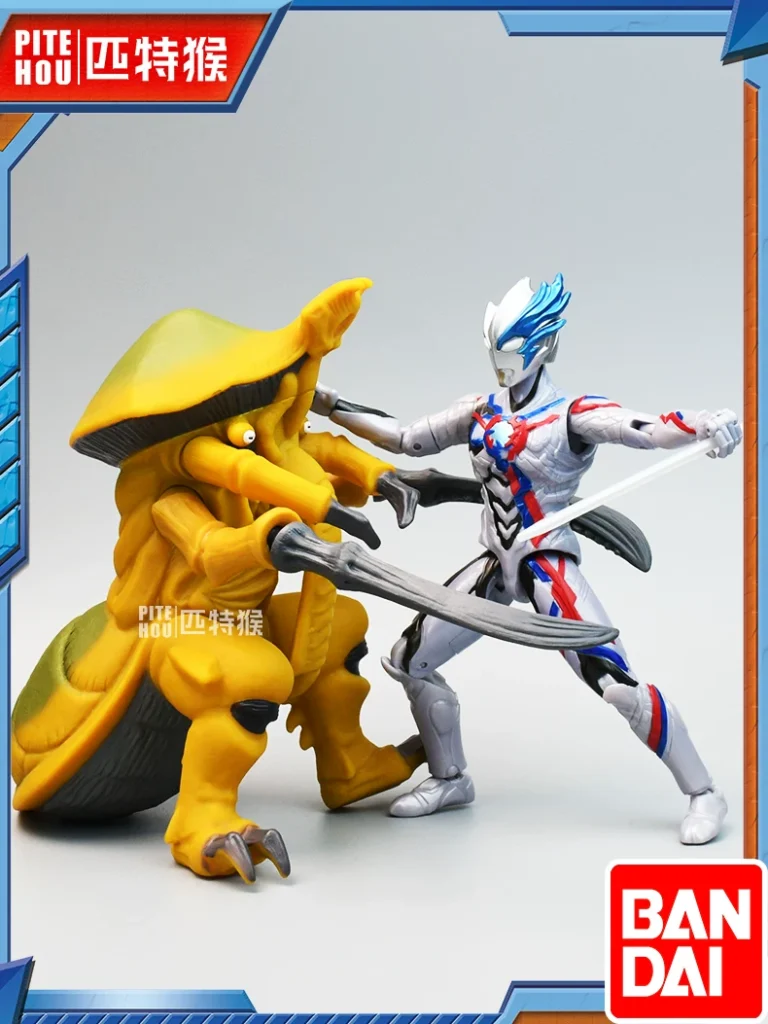 Bandai Official Ultraman Zero Tiga Infinite Shining Form Articulated Action Figure Children's Toy Gift