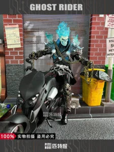 Marvel Legends Ghost Rider X-Men Soul Rider Skull Action Figure Model Handmade Figure
