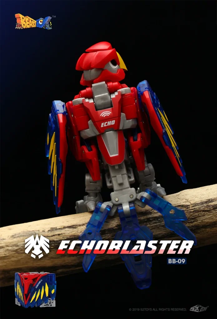 52Toys Beastbox Echo Blast Parrot Transforming Toy in Stock