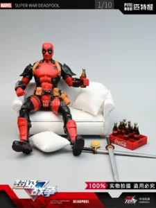 Authentic Marvel Deadpool Toys Guardians of the Galaxy 3 Rocket Raccoon Star-Lord Black Panther Thor Action Figures with Movable Parts