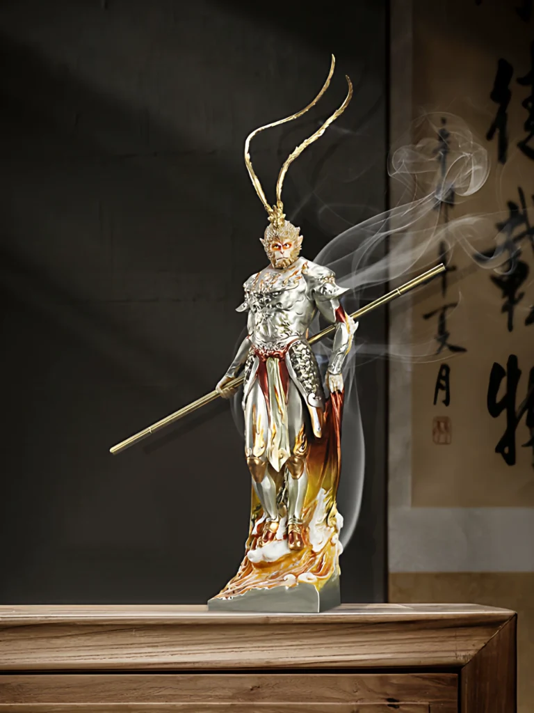 Monkey King Sun Wukong Figurine Black Myth Aquarium Decoration Car Decoration Birthday Gift for Men Chinese Style Figurine