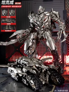 Transforming Toy 7 Tank Car Column Robot King Kong Boy Alloy Genuine Finished Model Figure