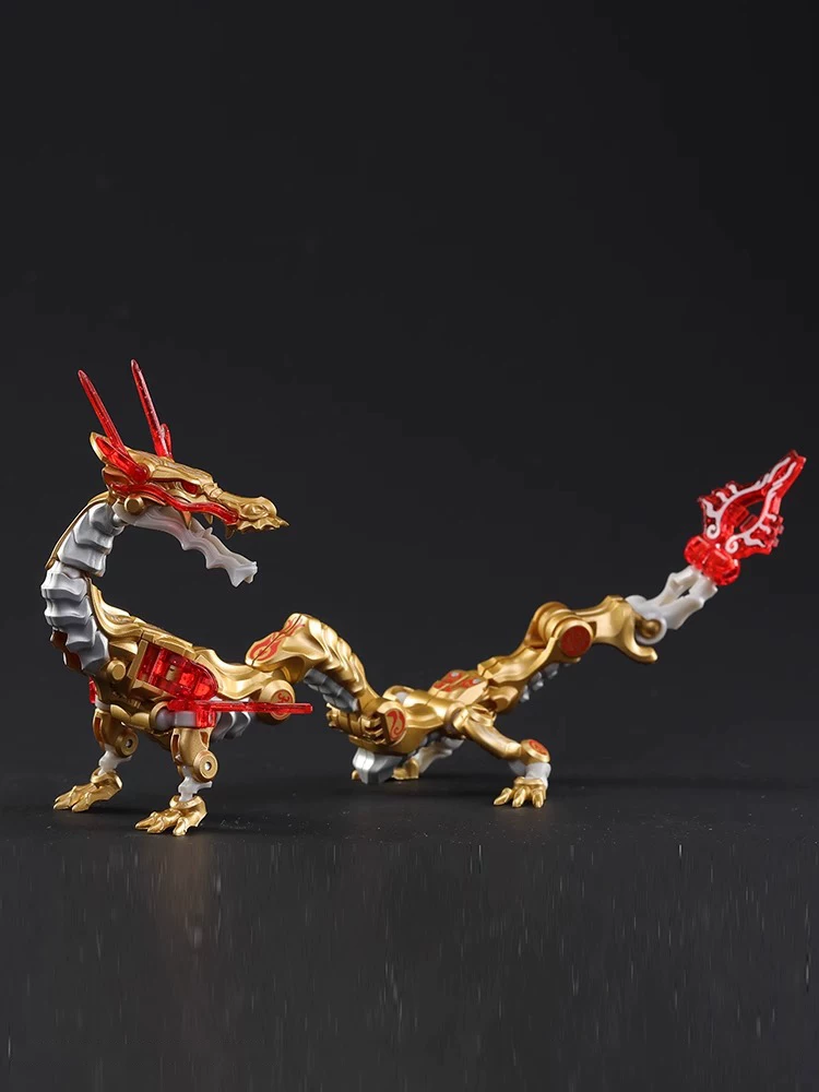 52Toys Beast Box Golden Dragon Limited Edition Beastbox Official Figure Transforming Block Toy Chinese Creative Mecha Model