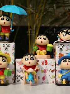 Internet-Famous Crayon Shin-Chan Blind Box Daily Series Figurines Cute Birthday Gifts Funny Children's Toys Dolls