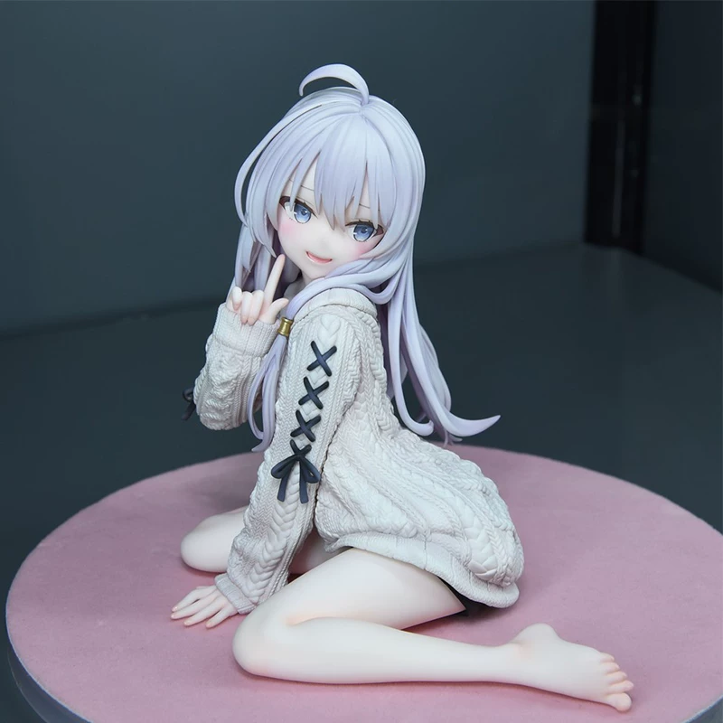 Witch's Journey Figure Sweater Irena Riding a Broom Two-Dimensional Beautiful Girl Figure Case Decoration Model