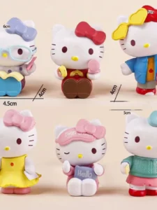 Trendy Cute Princess Kt Blind Box Figure Nostalgic Merchandise Desktop Decoration Cake Hot Item Street Stall Doll