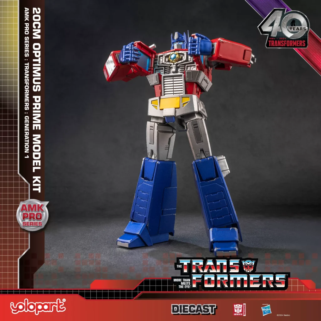Yolopark Alloy Armor Amk Pro G1 Optimus Prime Transformers Assembly Figure Pre-Assembled Model