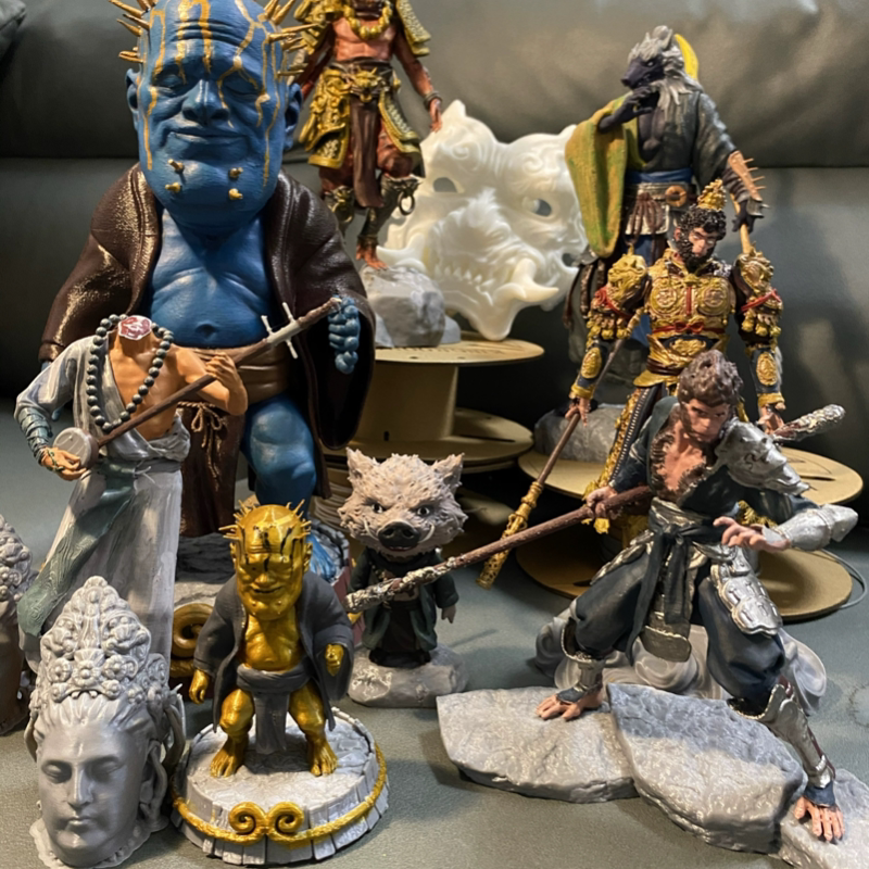 Black Myth: Super Realistic Figures - Wukong, Eight Immortals, Heavenly Fate, Great Sage Remnant, Various Character Figures in Stock