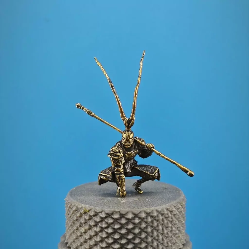 Brass Anime Model Game Black Mythical Wukong Rockery Strange Stone Fish Tank Landscaping Ornaments Sun Wukong Figure