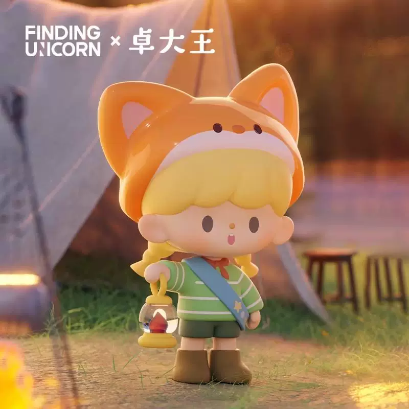Authentic In-Stock Zhuo Da Wang Naughty Animal City Series Blind Box Unicorn Figure Gift for Cute Girls