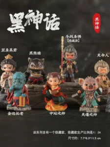 Black Myth Wukong Figure Blind Box Game Merchandise Boys Birthday Gift Prize Elementary School Student Holiday Gift