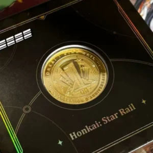 Honkai: Star Rail 1St Anniversary Commemorative Coin Anime Peripheral Two-Dimensional Collectible Ornament Gift