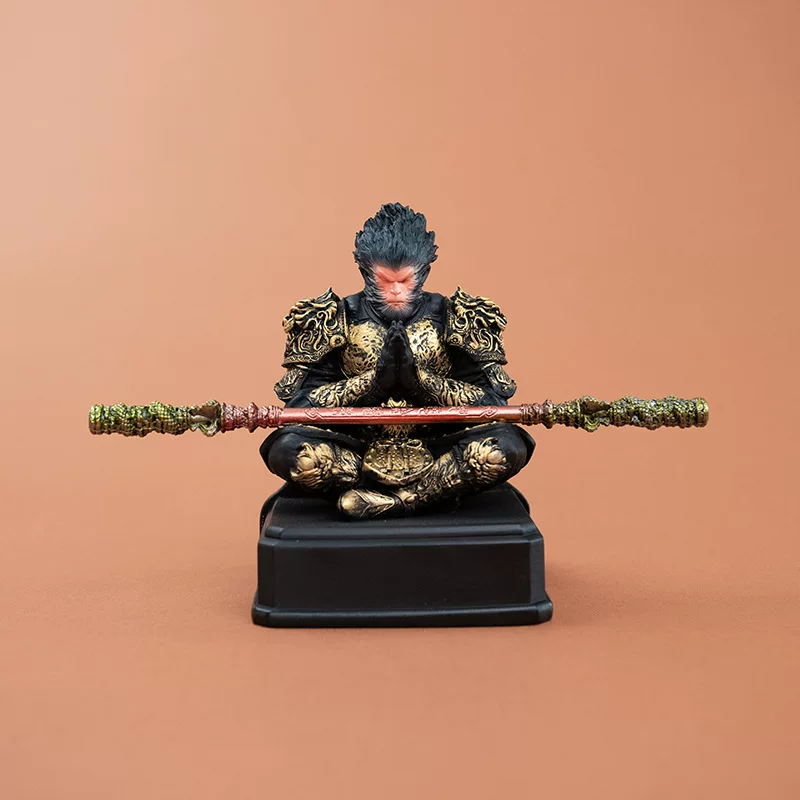 Black Myth: Wukong Figurine Merchandise, Monkey King, Destiny Person, Game Desktop Workstation Decoration Model, Gift for Boyfriend/Girlfriend