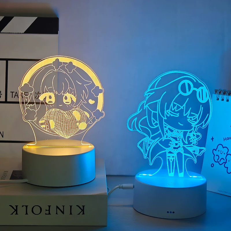 Honkai Star Rail Peripheral Hohokam Kafka Figure Stand Doll Game Model Ornament Atmosphere Night Light
