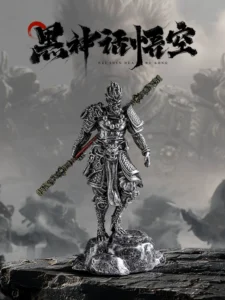 Monkey King Sun Wukong Figurine Black Myth: Wukong Returns Statue Decoration for Living Room and Office