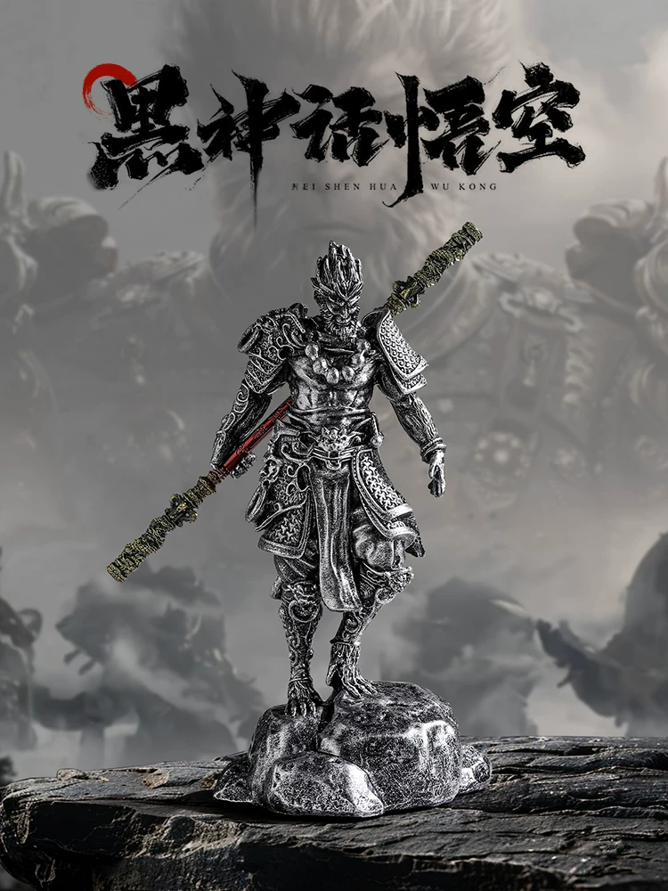 Monkey King Sun Wukong Figurine Black Myth: Wukong Returns Statue Decoration for Living Room and Office
