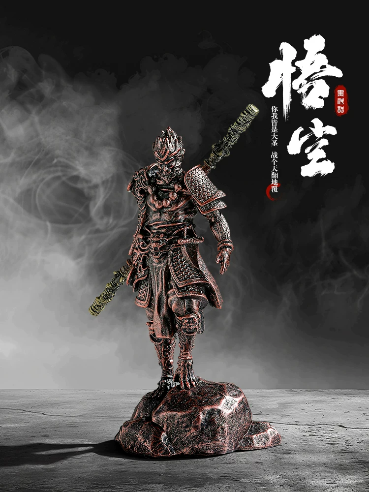 Monkey King Sun Wukong Figurine Black Myth: Wukong Returns Statue Living Room Tv Cabinet Decoration