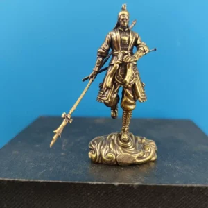 Brass Game Peripherals Black Myth: Wukong Shurangamara God of War Figurine Model Computer Case Desktop Ornament