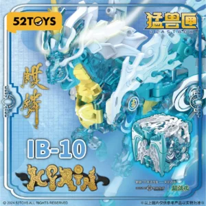 52Toys Beast Box Infinite Series Ice Unicorn Universal Box Divine Beast Animal Mecha Movable Model Figurine Ornament