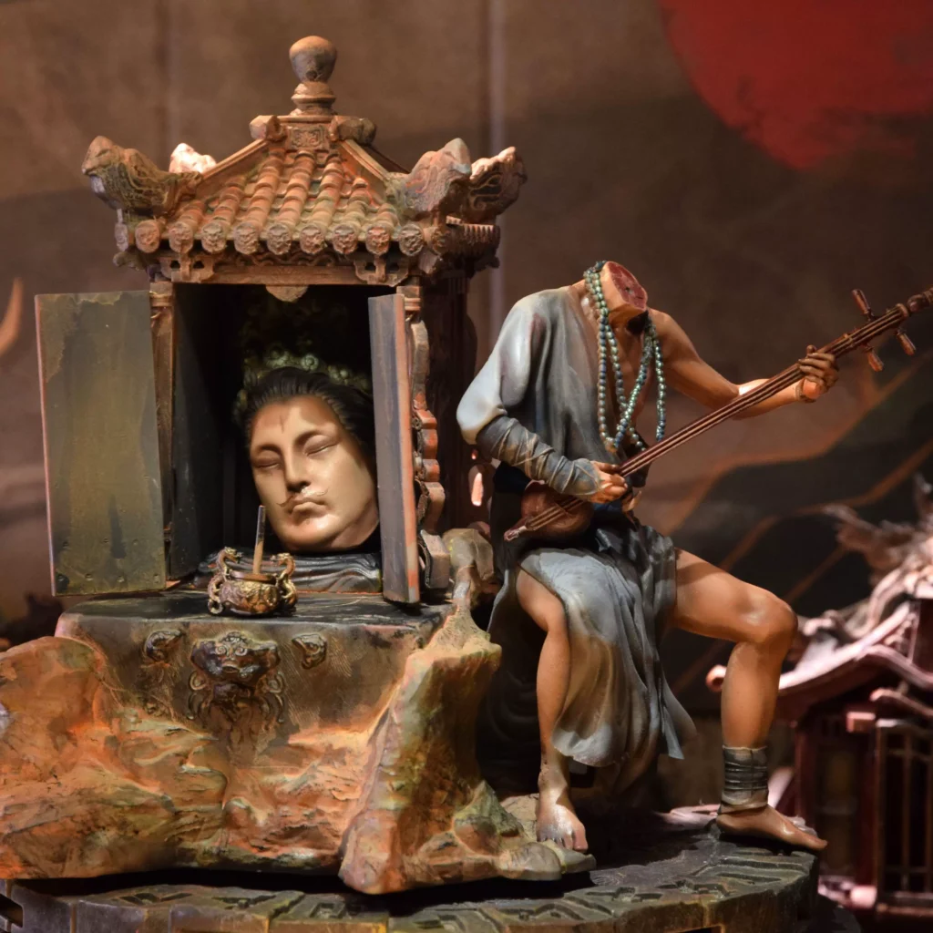【Painted Figure】Black Myth: Wukong Yellow Wind Ridge Land Temple Buddha Statue Lingji Bodhisattva Figurine Exquisite Ornament Statue