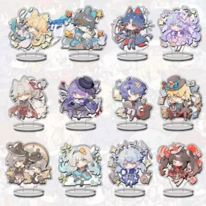 Honkai: Star Rail Peripheral 5cm Mini Standee Flowy Sand Gold Pill Constant Blade Storage Ornament Birthday Gift