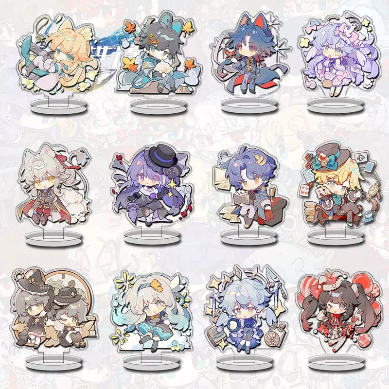 Honkai: Star Rail Peripheral 5cm Mini Standee Flowy Sand Gold Pill Constant Blade Storage Ornament Birthday Gift