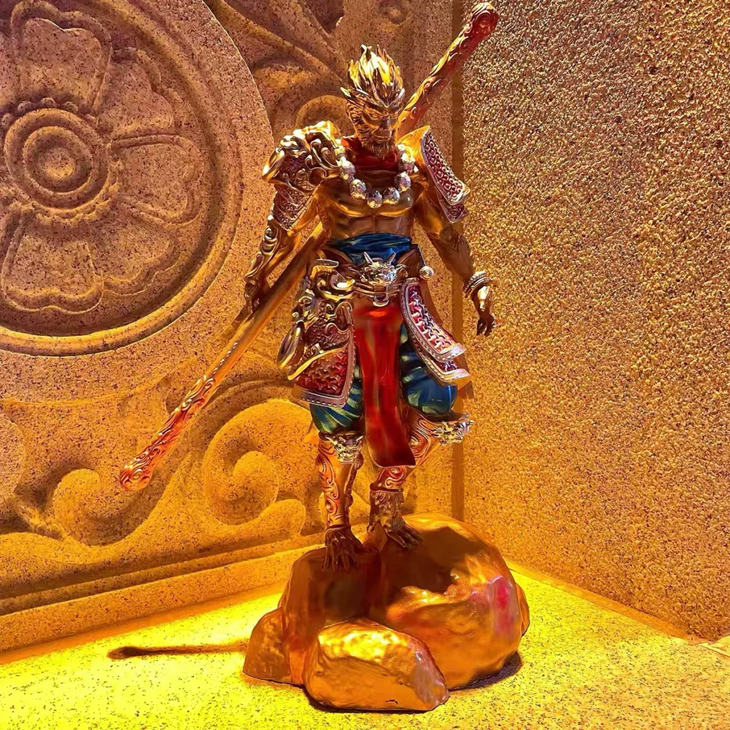 Black Myth Sun Wukong Desktop Ornament Great Sage Figurine Home Living Room Tv Cabinet Wine Cabinet Statue E-Sports Room Decoration