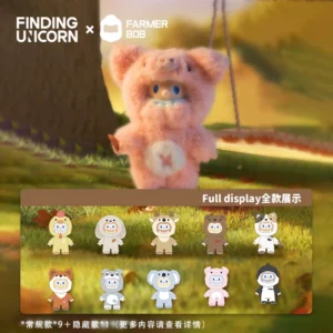 Farmer Bob First Generation Strange Guardian Blind Box Genuine Looking for Unicorn Series Vinyl Plush Ball Pendant