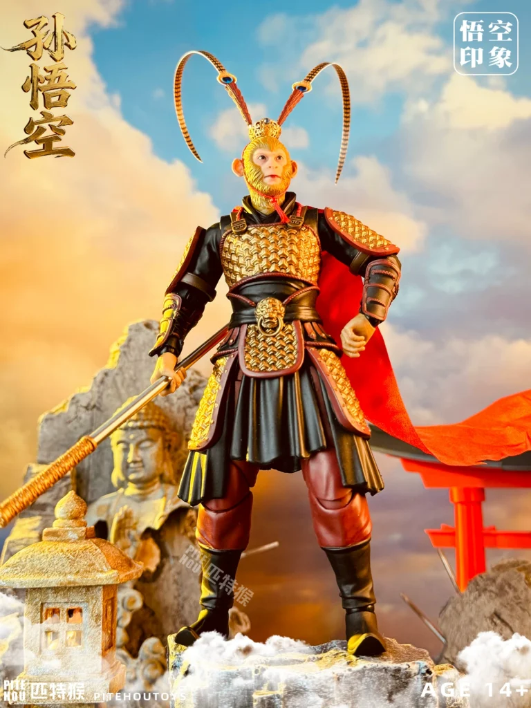 Sun Wukong Impression: Monkey King Sun Wukong, Movable Black Myth Journey to the West, Heavenly Palace, Action Figure Toy Model Soldier