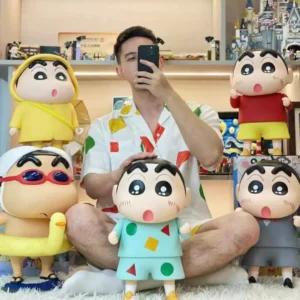 Crayon Shin-Chan Large Desktop Ornament, Living Room Entrance Decoration, Cute and Creative Children's Figurine Piggy Bank
