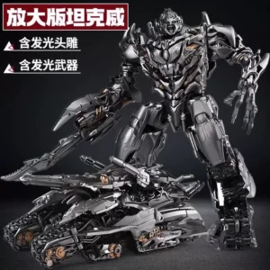 Black Mamba Transformation Toy Movie King Kong Tank Commander Alloy Optimus Prime Enlarged Version Boy's Action Figure Model