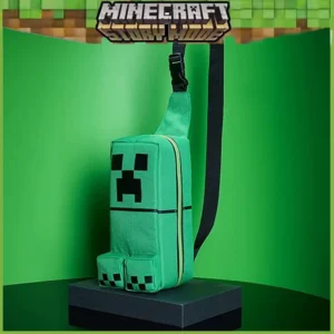 Minecraft Game Merchandise Creeper Backpack Jj Monster Cartoon Doll Children's Shoulder Bag Gift