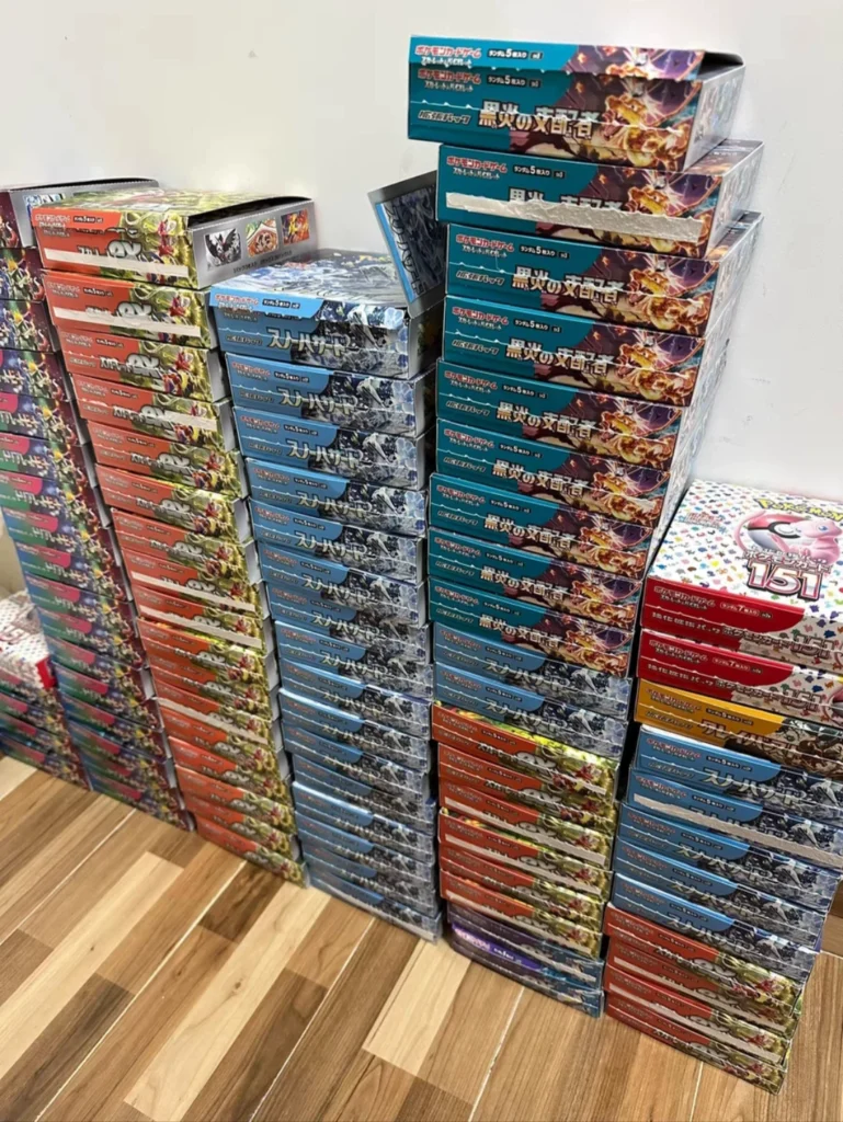 Authentic Pokémon Japanese Version Traditional Chinese Cards, Regular Cards with Booster Packs Included