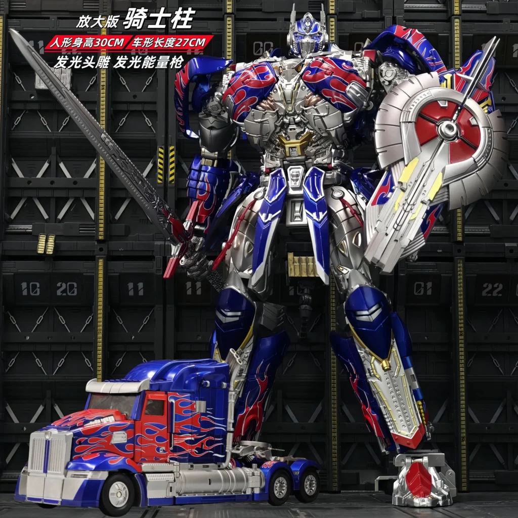 Transformers Alloy Version Optimus Knight Column Toy Bs03 Big Car Bumblebee Robot Model for Boys