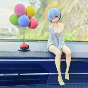 Re:Zero Starting Life in Another World Rem Ram Rem Pajamas Chair Anime Figure Model Car Ornament Gift