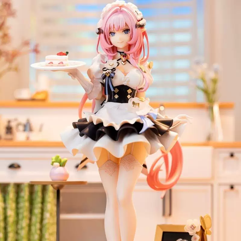 Elysia Figure Honkai: Star Rail Game Merchandise Human Lawbreaker Battle Version Model Ornament Gift