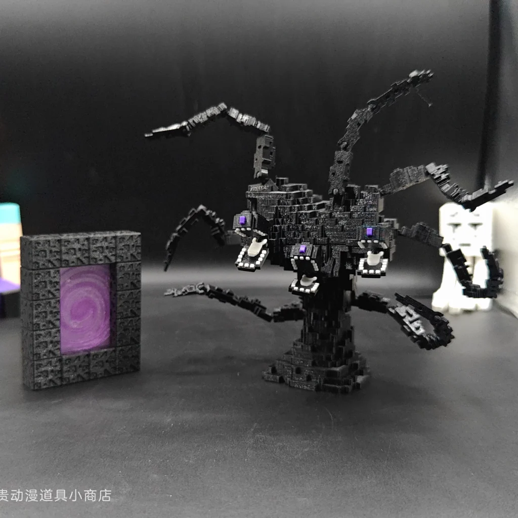 Withering Storm 3D Printed Minecraft Series Children's Toy Figures Educational Model Building Blocks Super Movable Desktop Decoration