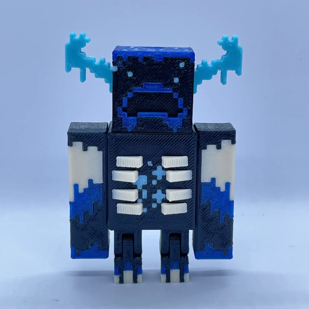 My World Prison Warden Figure with Multiple Articulated Joints, 3D Printed Collectible Desktop Ornament Gift