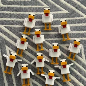 Minecraft Mc Chicken Desktop Ornament Player Collection Interactive Educational Game Model Peripheral Desktop Accessory
