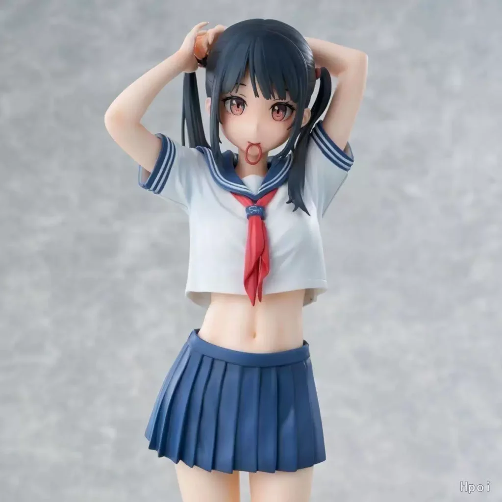 Inside the Sailor Suit, Student Uniform, Beautiful Girl Figure, Two-Dimensional Artwork, Ornament Model