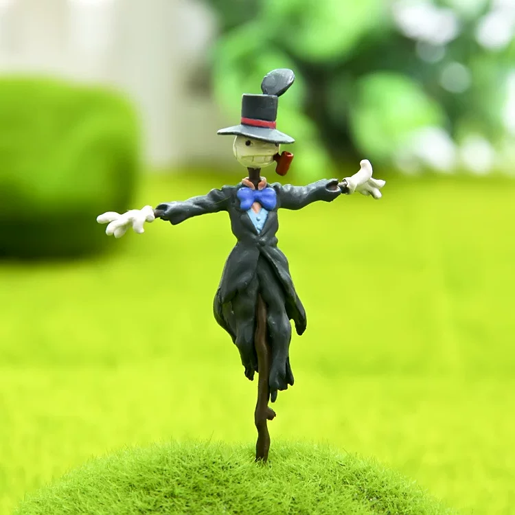 Cross-Border Korean-Style Creative Scarecrow Fresh and Simple Figurine DIY Micro-Landscape Gardening Versatile Landscaping Doll Small Toy