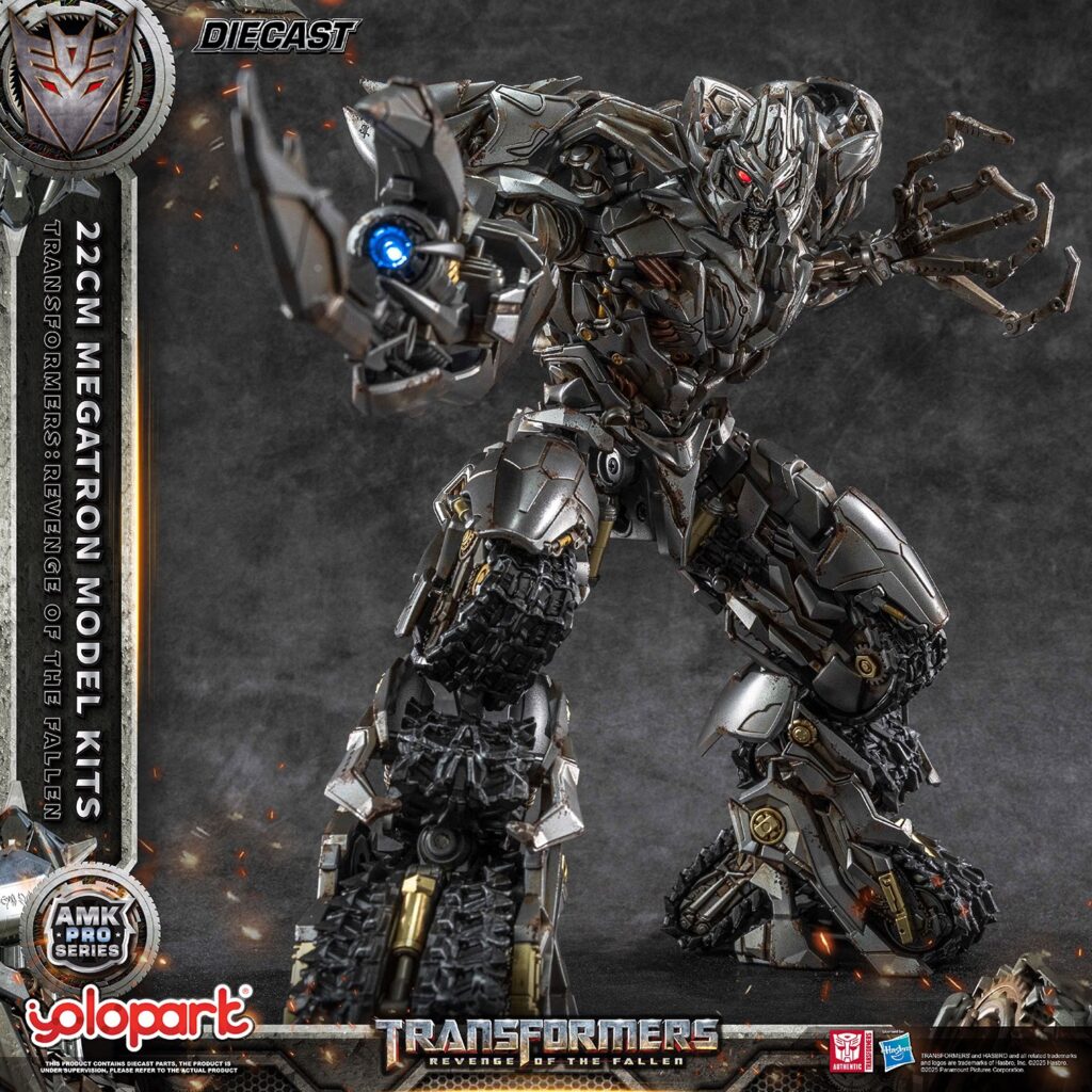 Yolopark Transformers 2 Megatron Tank Alloy Joint Skeleton Assembly Figure Pre-Assembled Model