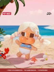 Bubble Mart Crybaby Vacation Mode on Series Vinyl Plush Pendant Blind Box Gift
