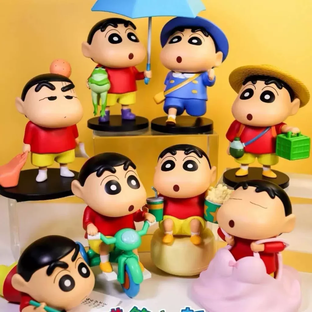 Crayon Shin-Chan Daily Life 3 Blind Box Figure Trendy Toy Doll Peripheral Cartoon Book Desktop Ornament Birthday Gift Doll