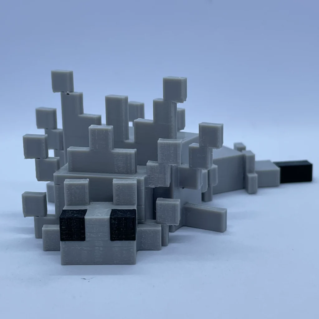 My World Moth 3D Printed Articulated Figure Minecraft Game Peripheral Desktop Ornament Gift