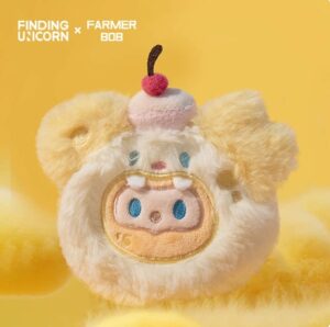 In-Stock Unicorn Hunting Farmer Bob Plush Headphone Case First Edition Blind Box Collectible Trendy Toy Gift
