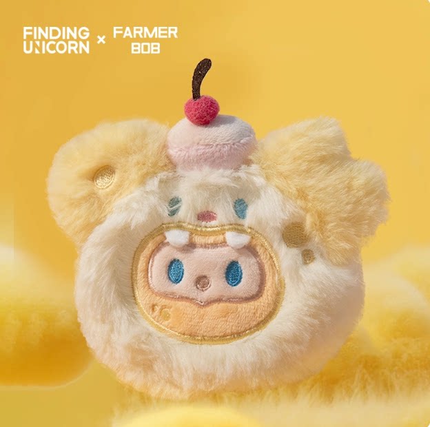 In-Stock Unicorn Hunting Farmer Bob Plush Headphone Case First Edition Blind Box Collectible Trendy Toy Gift