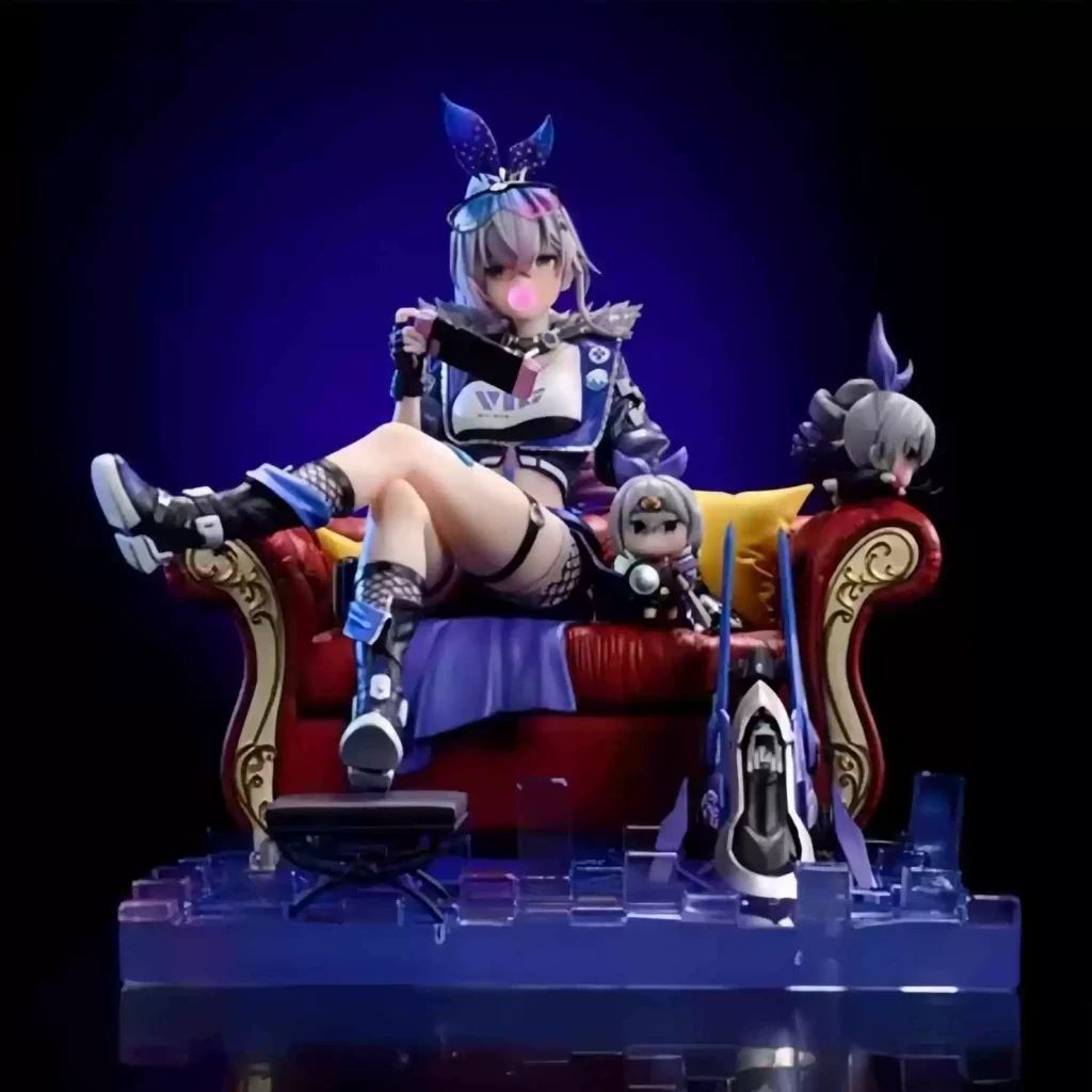 Honkai: Star Rail Hakimi Silver Wolf Figure, Anime-Style Beautiful Girl Desktop Ornament Gift
