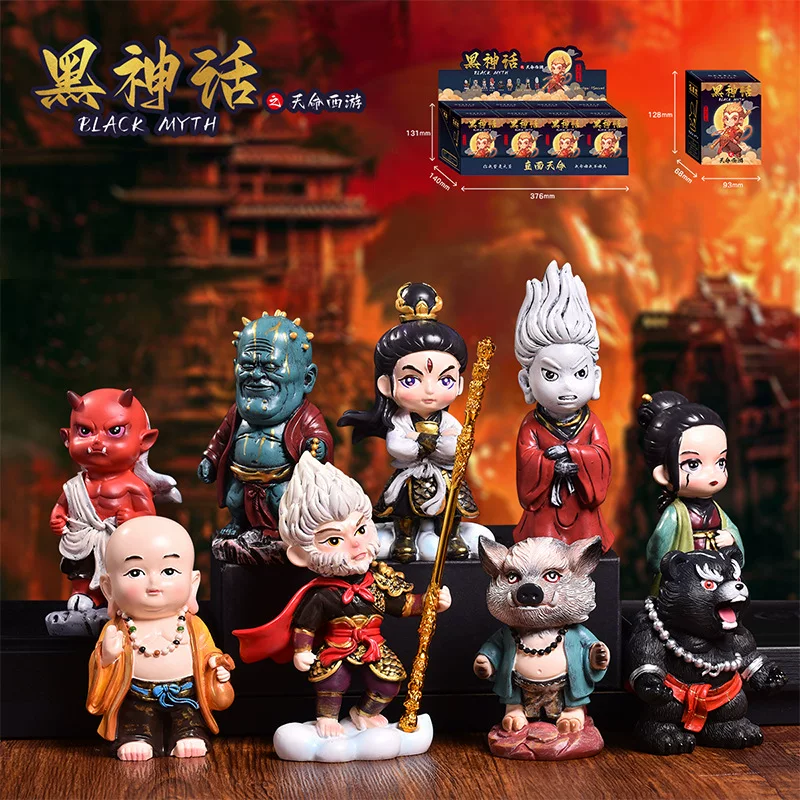 Black Myth: Destiny Journey to the West Blind Box Wukong Figurine Desktop Decoration Cool Creative Gift for Boys Blessing